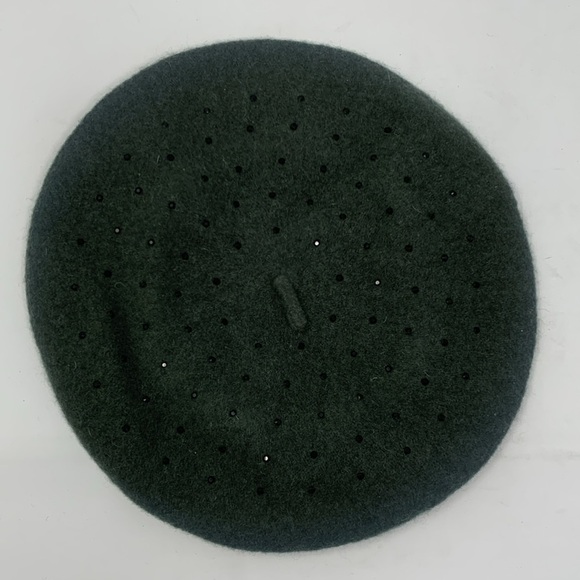 Scala pronto Chic Dark Green Beret hat - Picture 4 of 5